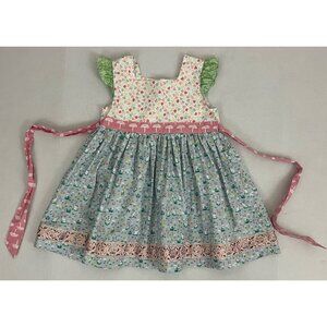 Matilda Jane Platinum Honey Bunny Easter Spring Tunic Top Dress Girl's 8